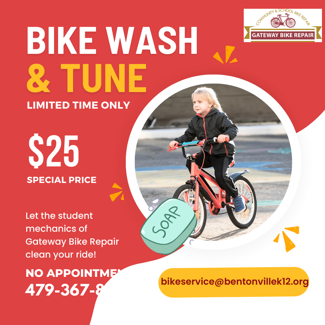 Gateway Bike Wash Event Bentonville Bike Wash Tune